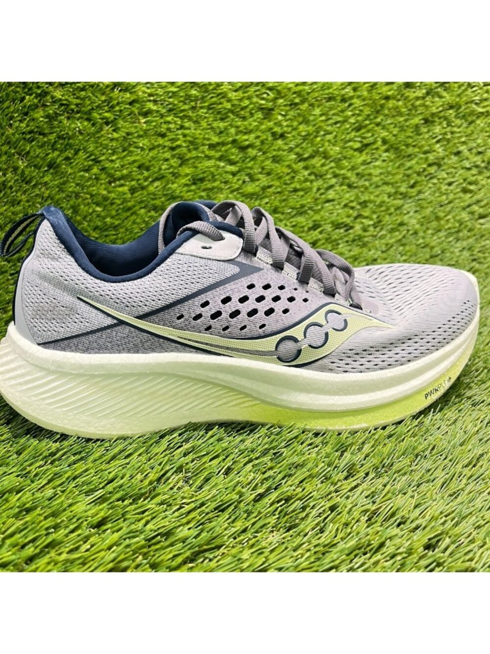 Saucony Ride 17 Womens Size 9.5 Purple White Athletic Running Shoes Sneakers